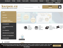 Tablet Screenshot of karpex.cz